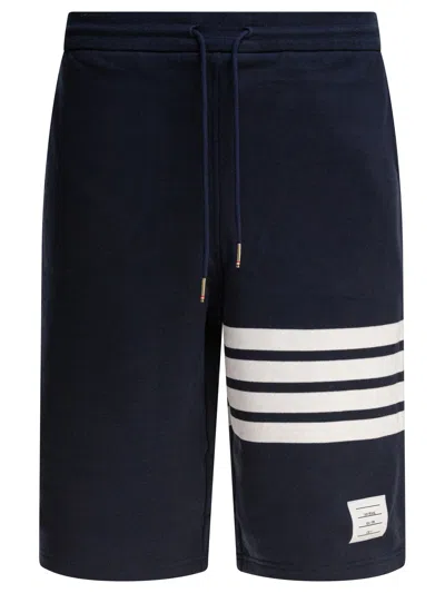 Thom Browne Blue Cotton Shorts