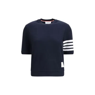 Thom Browne Blue Cotton Sportswear