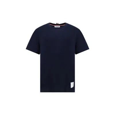 Thom Browne Blue Cotton T-shirt