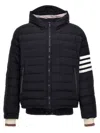 Thom Browne Navy Poly Twill Down-filled 4-bar Ski Jacket In Navy Blue