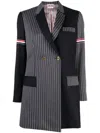 Thom Browne Navy Blue Wool Blazer In Blue