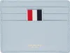 Thom Browne Blue Single Leather Card Holder