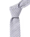 Thom Browne Blue Stripe Tie In Blue