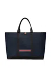 Thom Browne Blue Tool Medium Tote In Blue