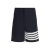 Thom Browne 4-bar Technical Shorts In Blue