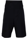 Thom Browne Rwb Stripe Tailored Shorts In Blue