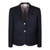 Thom Browne Blue Wool Jacket In Blue