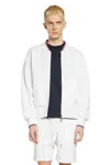 Thom Browne Bomber In Piqué Loopback In White