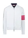 Thom Browne Bomber Jacket In White