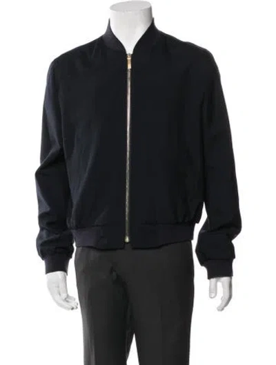 Pre-owned Thom Browne Bomber Jacket In Black