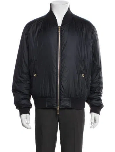 Pre-owned Thom Browne Bomber Jacket In Blue