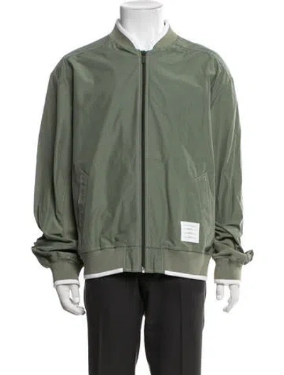 Pre-owned Thom Browne Bomber Jacket In Green