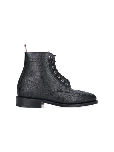 Thom Browne Boots In Black