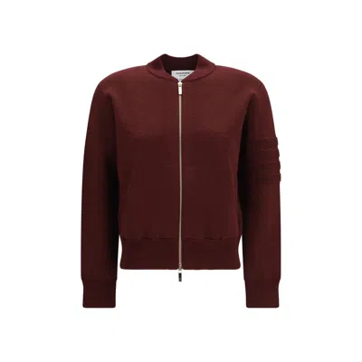 Thom Browne Bordeaux Wool Oves Aries Bomber
