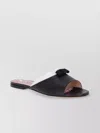 Thom Browne Bow Detail Flat Sole Open Toe Sandals