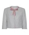 Thom Browne Bow Suit Coat In Gray