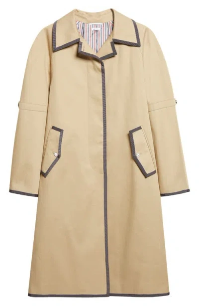 Thom Browne Box Pleat Raglan Sleeve Mackintosh