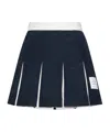 Thom Browne Box Pleated Mini Skirt In Black