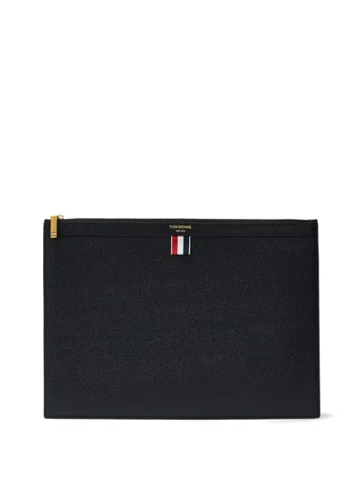 Thom Browne Briefcase Black Leather Document Holder