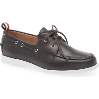 Thom Browne Brogued Boat Shoe