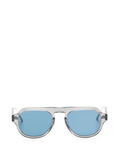 Thom Browne Browline Sunglasses In Gray