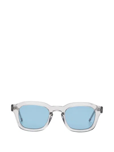 Thom Browne Browline Sunglasses In Blue