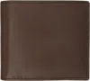 Thom Browne Brown Soft Calf Leather Billfold Wallet In 205 Dark Brown