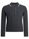 Thom Browne Browne 65 Polo Shirts Black In Black