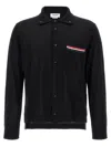 Thom Browne Button-front Knit Cardigan With Grosgrain Detailing In Black