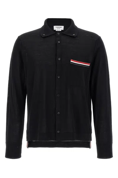 THOM BROWNE 'BUTTON DOWN' CARDIGAN