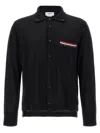 Thom Browne Button-front Knit Cardigan With Grosgrain Detailing In Black