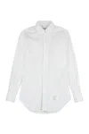 Thom Browne Button-down Collar Cotton Shirt In White