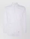 Thom Browne Long-sleeve Button-down Oxford Shirt In White