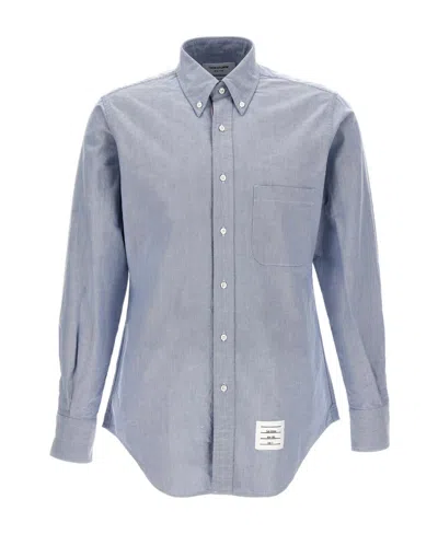 THOM BROWNE THOM BROWNE OXFORD COLLARED BUTTON-UP SHIRT