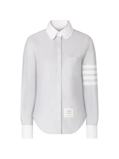 Thom Browne Button-up Shirt In Gray