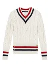 Thom Browne Woman Sweater Off White Size 10 Cashmere In Neutral