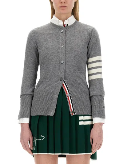 Thom Browne Cahsmere Cardigan In Grey