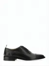 Thom Browne Calf Leather Oxford Dress Shoes In Black