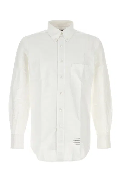 THOM BROWNE THOM BROWNE WHITE OXFORD SHIRT