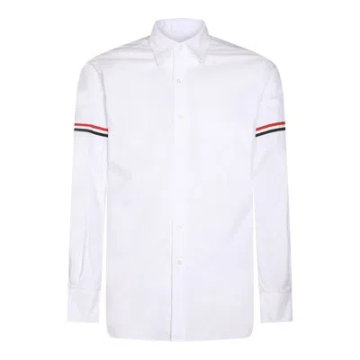 THOM BROWNE THOM BROWNE WHITE COTTON SHIRT