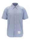 Thom Browne Collared Shirt With Front Pocket And Short Sleeves
