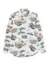 Thom Browne Multicolor Printed Shirt In Multi