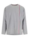 Thom Browne Logo T-shirt - Grey In Gray