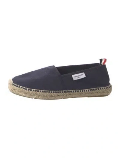 Pre-owned Thom Browne Canvas Espadrilles In Blue
