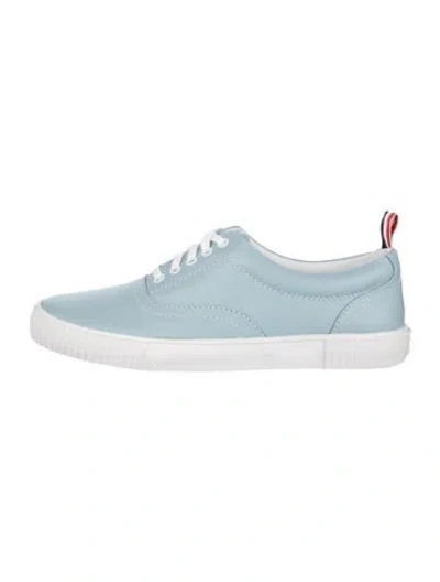Pre-owned Thom Browne Canvas Sneakers In Blue