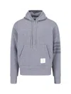 Thom Browne Grey Wool Hoodie
