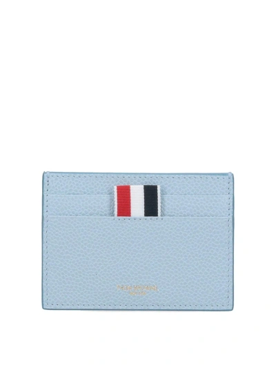 Thom Browne Card Holder In Blue