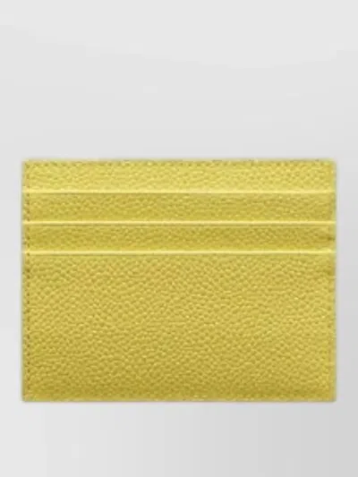 Thom Browne Card Holder Note Compartment Pebble Grain Leather