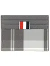 Thom Browne Card Holder With Logo In Multi