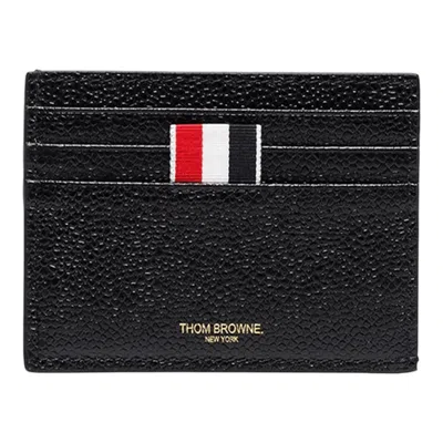 Thom Browne Card Holder With Note Compartment Men In Black